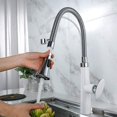 Kitchen Mixer Tap,Kitchen Sink Tap with can Move Dual Function Sprayer