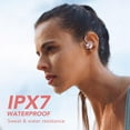 thumbnail image 6 of 120H Wireless Earbuds, 4.7g Lightweight, IPX7 Waterproof, Deep Bass 2.0, Secure Over-Ear Fit for Running & Sports（Rose Gold）, 6 of 14