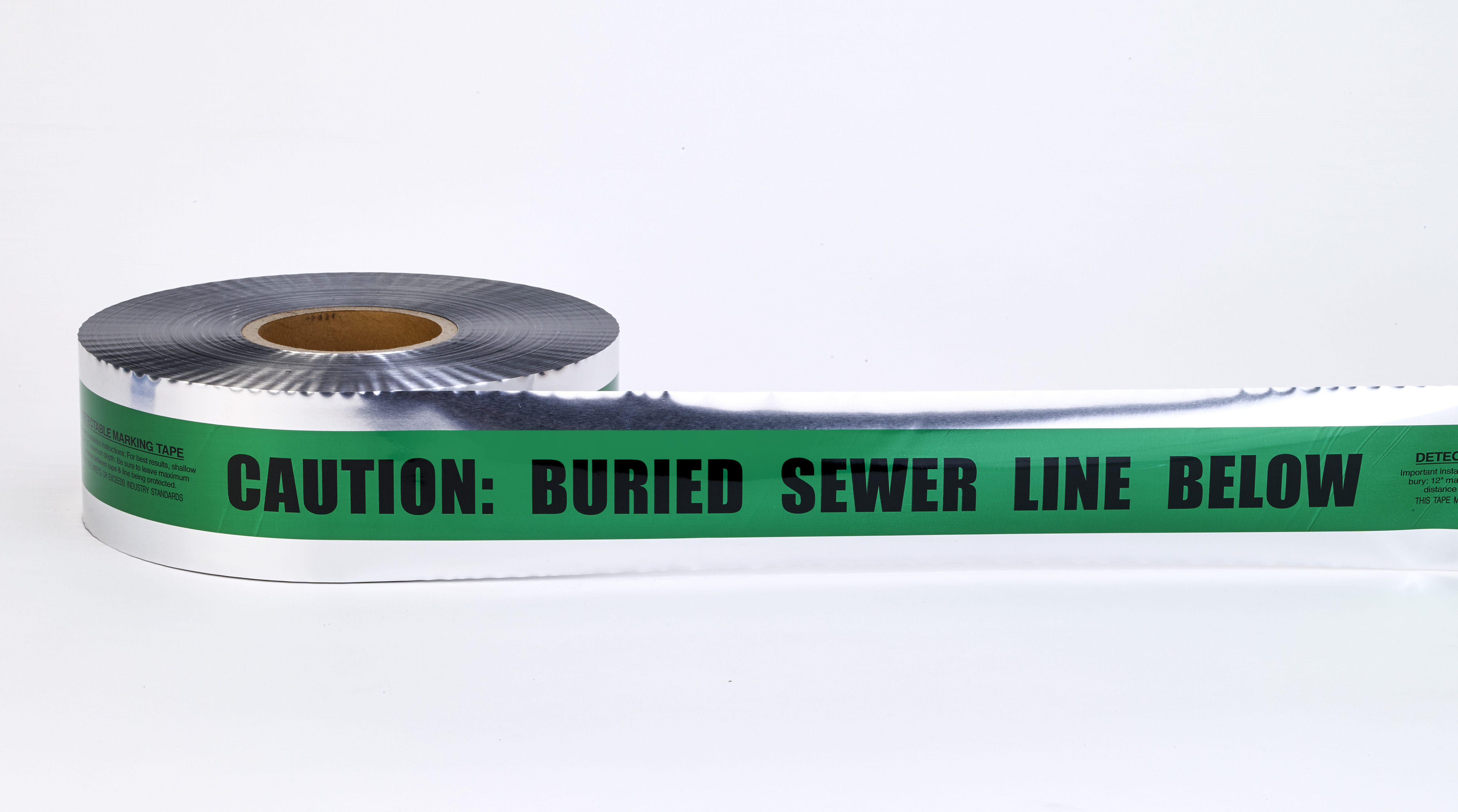 Polyethylene Underground Sewer Line Detectable Marking Tape 1000