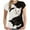 #56 Black, variant on Staron T-Shirts for Women Crewneck Cat Lover Gift Shirts Loose Casual Trendy Summer Short Sleeve T-Shirts Basic Cute Tee