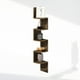 thumbnail image 3 of Estante de esquina flotante Furinno de 5 niveles en nogal Columbia, 3 of 6
