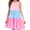 Pink, variant on Efsteb Summer Dress for Girls Round Neck Sleeveless Tank Dress Color Block Casual Sundress (Hot Pink,4-5 Years)
