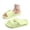 Green, variant on Women & Menâs Shower Slippers Cute Bear Pattern Slide Slippers, Indoor Non- EVA Sole, Bathroom House Shoes Beach Sandals(Purple,6-7)