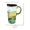 thumbnail image 2 of Evergreen Ceramic Travel Cup, 17 OZ.,w/box, Farm Life, 2 of 8