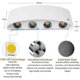thumbnail image 2 of Led Indoor Wall Lights - 6w Modern Waterproof Wall Lamp Light Fixture Wall Sconce Decoration Aluminum White Wall Light, 2 of 3
