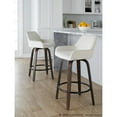 thumbnail image 5 of Daniella Counter Stools for Kitchen Counter in Dark Brown Walnut Wood, Counter Height Chairs, Bar Stools Set of 2, Counter Height Chairs, Bar Stools For Kitchen Island, 5 of 11