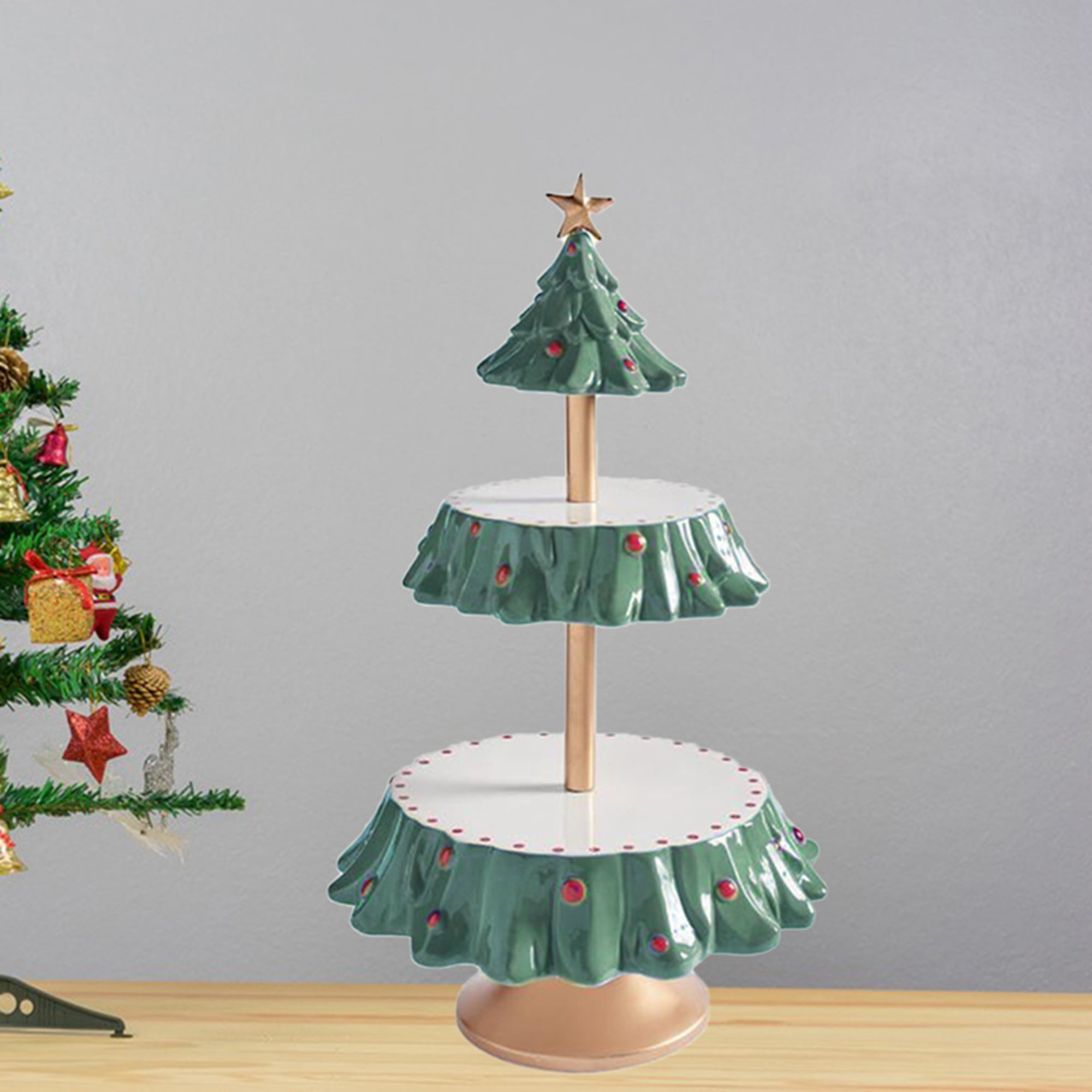 DecoraNova Christmas Tree Cake for Stanley 2.0 Tag