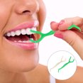 thumbnail image 4 of EeaseCA 1 x Set of 12pcs Dental Floss Sticks Plastic Floss Sticks Teeth Cleaning Tools, 4 of 7