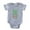 Heather Grey, variant on CafePress - Feed Me Good Things - Cute Infant Baby Football Bodysuit