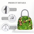 thumbnail image 4 of Balery Cactus And Succulents Bolsa de Almuerzo para Mujeres, Caja de Almuerzo, Bolsa de Almuerzo Pequeña Impermeable, Tote de Almuerzo Reutilizable con Gran Capacidad, 4 of 6