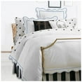 400TC Cotton Scallop Embroidery & Border Sateen Solid Duvet Cover set