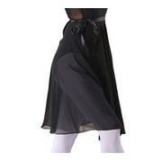 Woosun Adult Ladies Ballet Leotard Tutu Skirt Women Dance Wrap Over Scarf 60cm Length Skirt Chiffon