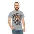 thumbnail image 3 of Fighting Tigers School Spirit T-shirt, Tiger Mascot Sports Shirt S-5XL, 3 of 6