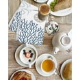 thumbnail image 4 of Blue Beige Coastal Kitchen Dish Towels for Drying Dishes Set of 3, Summer Lobster Coral Nautical Waffle Weave Microfiber Hand Tea Bathroom Towels Quick Dry & Absorbent Towel 15.7x23.6, 4 of 7