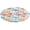 style, variant on Flamingo Pattern Round Rugs -Washable Non-Slip Small Round Area Rug Throw Soft Circle Rugs for Bedroom, Modern Print Indoor Carpet for Entryway Sofa Living Room