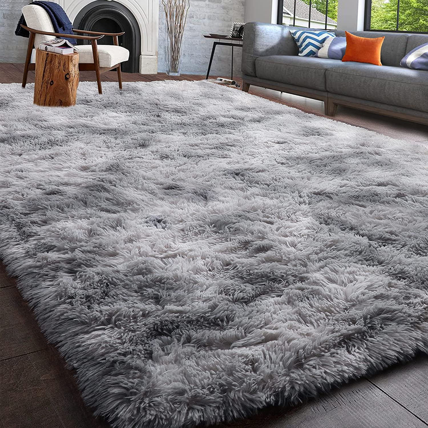 Living Room Rugs Ultra Soft Fuzzy Bedroom Rug for Girls Boys Carpet for