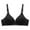Black, variant on QLEICOM Everyday Bras for Women, Women's Comfort Lift Wirefree Bra Print Gathered Together Daily Bra Underwear No Rims Bras No Underwire Black Cup 34/75A