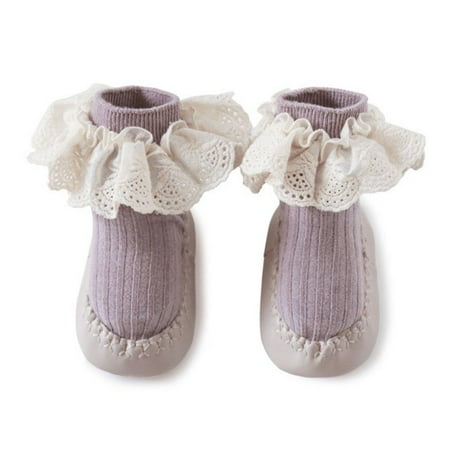 

Malisata Baby shoes floor shoes soft bottom tube lace soft bottom in the soft bottom baby toddler socks shoes