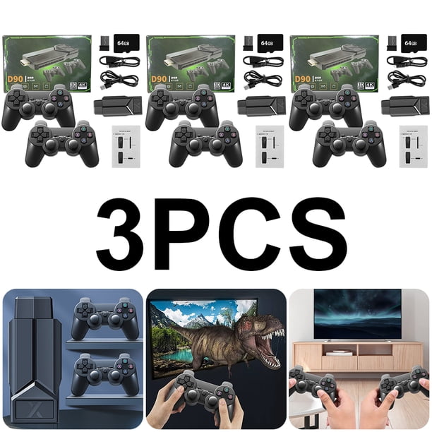 Máquina Juegos Plug And Play Arcade HD 2 4G para TV PS1 (64G)