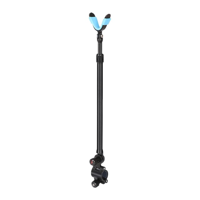 S SERENABLE Fishing Pole Rest Retractable Adjustable Fishing Rod Bracket for Fishing Box Black