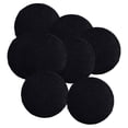 thumbnail image 4 of Abbraccia 10Pcs Fabric Cloth Covered Buttons Flatback Buttons Handmade Making Crafts Shank Buttons for Garment Accessories Formal Dress Black, 4 of 10