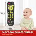Walmart Baby TV Remote Control Toy, Play & Learn, Light & Sound, 6M