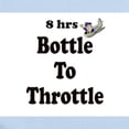 thumbnail image 2 of CafePress - 8Hrs Bottle To Throttle Infant Bodysuit - Baby Light Bodysuit, Size Newborn - 24 Months, 2 of 4