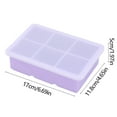 thumbnail image 3 of Large Silicone Ice Cube Tray, Whiskey Cocktail Mold With Lid, Hexagonal Ice Block Maker, Freezer-Safe Drink Cooler, BPA-Free Bar Accessory, 3 of 6