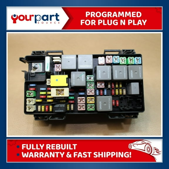 08 09 JOURNEY CARAVAN T&C TIPM TEMIC TOTALLY INTEGRATED FUSE BOX 56049720 REMAN TIPM