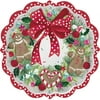 Pioneer Woman Gingerbread & Bows Christmas Paper Dinner Plates, 11.5in, 8ct