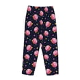 thumbnail image 3 of Lsque Cartoon Donut Planets Print Women's Pajama Pants, Lounge Pant - Comfortable Home Wear,Elastic Waistband, Stylish Design-X-Large, 3 of 9