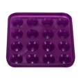 thumbnail image 2 of Bandeja de plástico duradera para bolas de billar o snooker de color morado con capacidad para 16 bolas Púrpura, 2 of 9