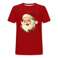 thumbnail image 3 of Christmas Shirts for Men:Funny Santa Claus Crewneck Graphic Higher Quality Printed Short Sleeve T-Shirt, 3 of 4