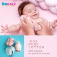 thumbnail image 2 of KidEasy Lingettes Bébé Sèches – 100 % Coton – 4 Paquets – 400 Lingettes, 2 of 6