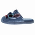 thumbnail image 2 of Disney Kids Lilo And Stitch Slippers for Girls, Stitch Plush Warm Soft Aline Comfy Lightweight House Shoes, Blue, Size: 9 10, 2 of 6