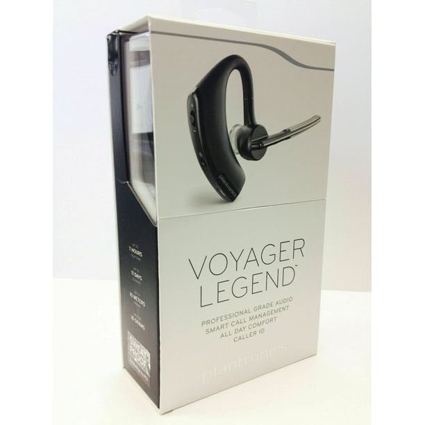 voorraad voordeel puppy Plantronics Voyager Legend Pro Bluetooth Headset with Voice Command Black,  Retail, Open Box - Walmart.com