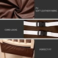 thumbnail image 5 of Lavish Cover Premium Anti-Slip & Scratch-Proof PU Dining Chair Covers, Washable Furiture Protectors for Home, Office(Dark Coffee, 4 Packs), 5 of 7