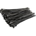 thumbnail image 1 of 100 Pack Cable Ties, Black, 150mm x 3.6mm, Premium Quality Plastic Cable Ties, 1 of 4
