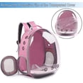 thumbnail image 2 of Pet Carrier, Cat/Dog Bubble Backpack, Pet Travel Bag, Small Space Pet Capsule Knapsack, Airline-Approved Ventilate Transparent Capsule Backpack for Hiking and Outdoor Use (Pink), 2 of 6