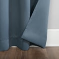 thumbnail image 6 of Sun Zero Nolan 1-Piece Energy Saving Blackout Grommet Curtain Panel, 54"X108", Denim Blue, 6 of 9