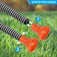 thumbnail image 4 of Uxcell Golf Ball Retriever Grabber Golf Ball Suction Cup Grabber Rubber Putter Grip Picker Orange, 4 of 7