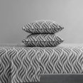 thumbnail image 2 of Chic Home Bean 4-Pc Grey Sheet Set, King, 2 of 4