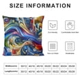 thumbnail image 5 of PHYHOO Short Plush Pillow Covers Fashion Printed Square Pillow Case for Bedroom, Sofa, Car Decoration Both Sides, 5 of 5