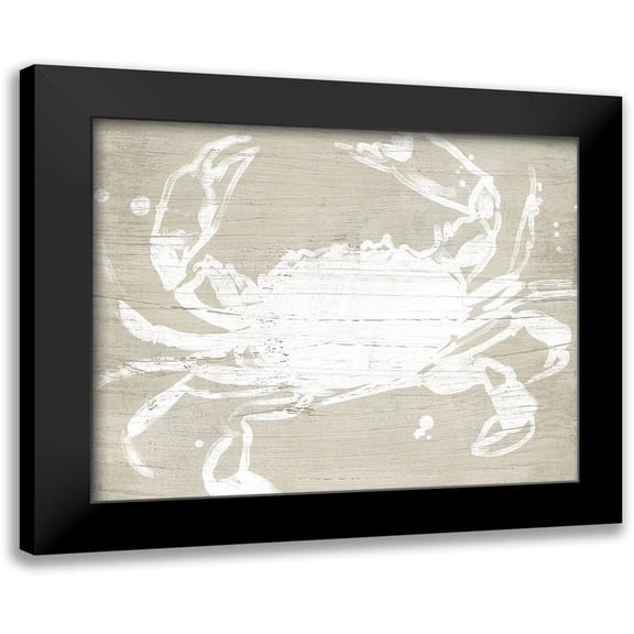 Vess, June Erica 14x12 Black Modern Framed Museum Art Print Titled - Weathered Crab I