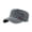 Gray, variant on Cotton Twill Flat Top Peaked Hat Army Military Cadet Cap Baseball Cap Breathable Retro Adjustable Sun Hats for Men and Women
