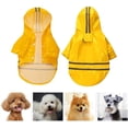 thumbnail image 4 of Impermeable para perros Impermeable para perros Impermeable con capucha para perros con tiras reflectantes Adecuado para mascotas pequeñas y medianas S, 4 of 5