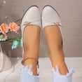 thumbnail image 5 of Lepsheexh Shoes for Women Versatile Round Toe Design Wedge Heel Comfortable Wear Resistant Formal Working Leather Daily Shoes, 5 of 8