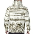 thumbnail image 5 of Bingfone Rice Harvest Men'S Drawstring Hoodie Long Sleeve Pocket Sweatshirts-Small, 5 of 9