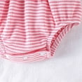 thumbnail image 5 of TOWED22 Newborn Baby Girl Summer Clothes Sleeveless Bubble Romper Jumpsuit Top Infant Clothing Cute Baby Girl Outfits Red,12-18 M, 5 of 5
