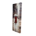 thumbnail image 1 of Quiet walk in the rain - 20"x60" canvas - Print on demand, 1 of 5